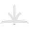 Ekena Millwork Davenport Architectural Grade PVC Gable Bracket, 84"W x 56"H x 4"D x 6"F, 16/12 Pitch GBP084X56X0406DAV00 - alternate 2